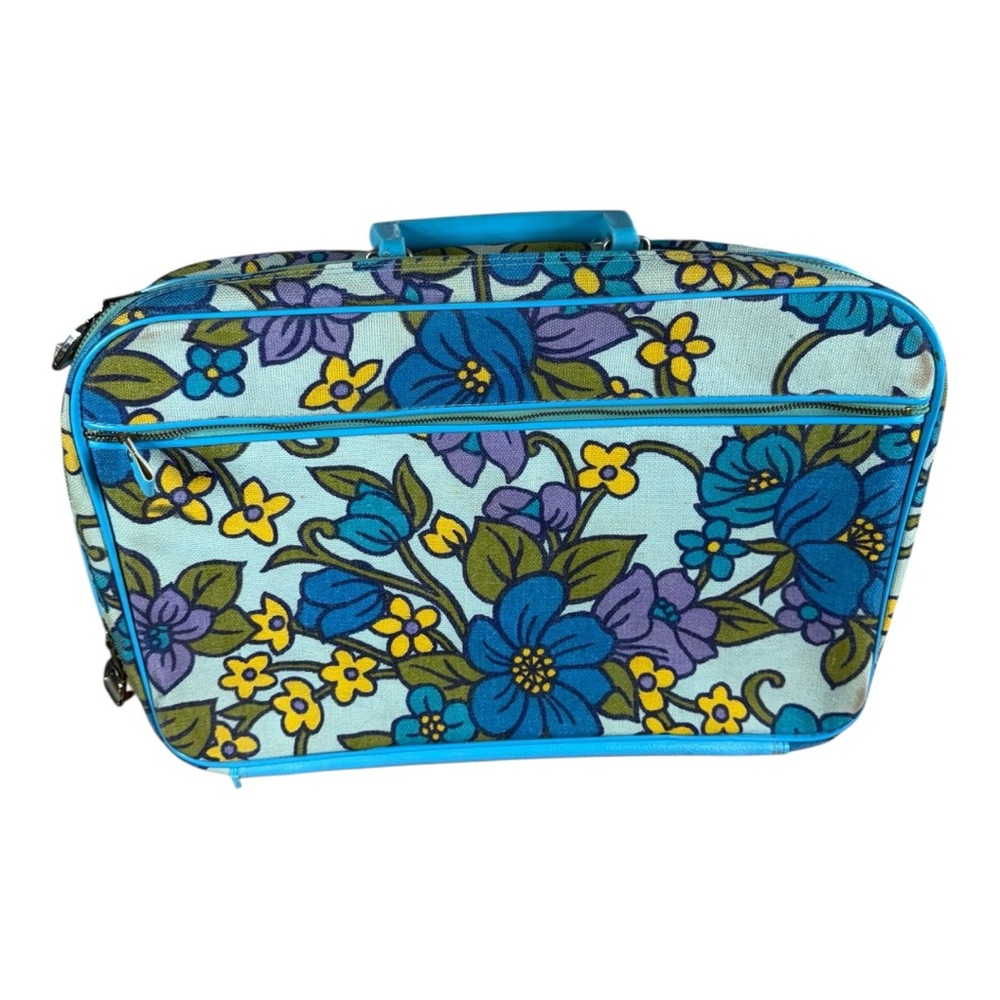 Mid-Century Floral Overnight Bag